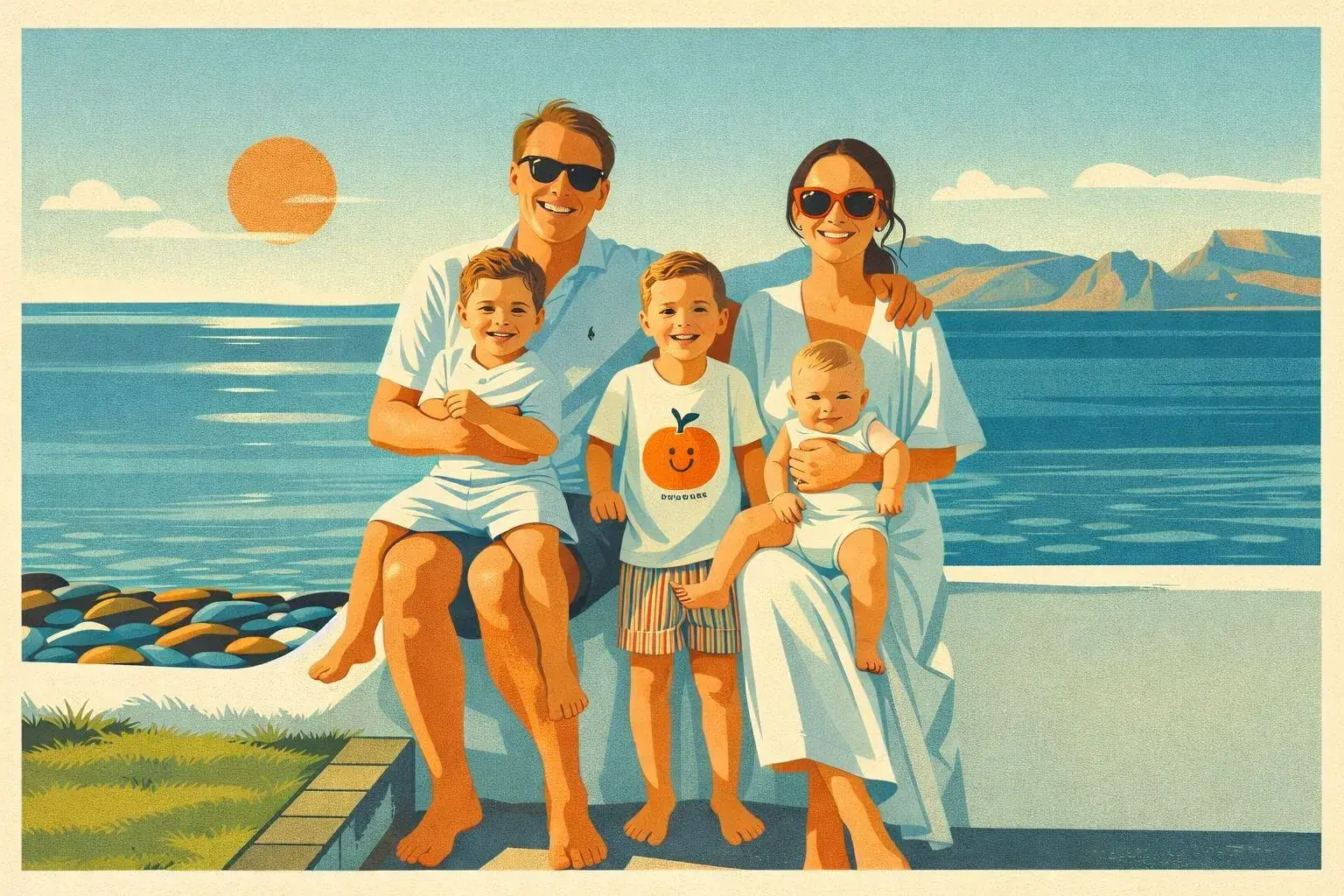 La famille derrière Villa Austral — racines à Flensburg, Paris et Perth, basée à Berlin, amoureuse de Kommetjie